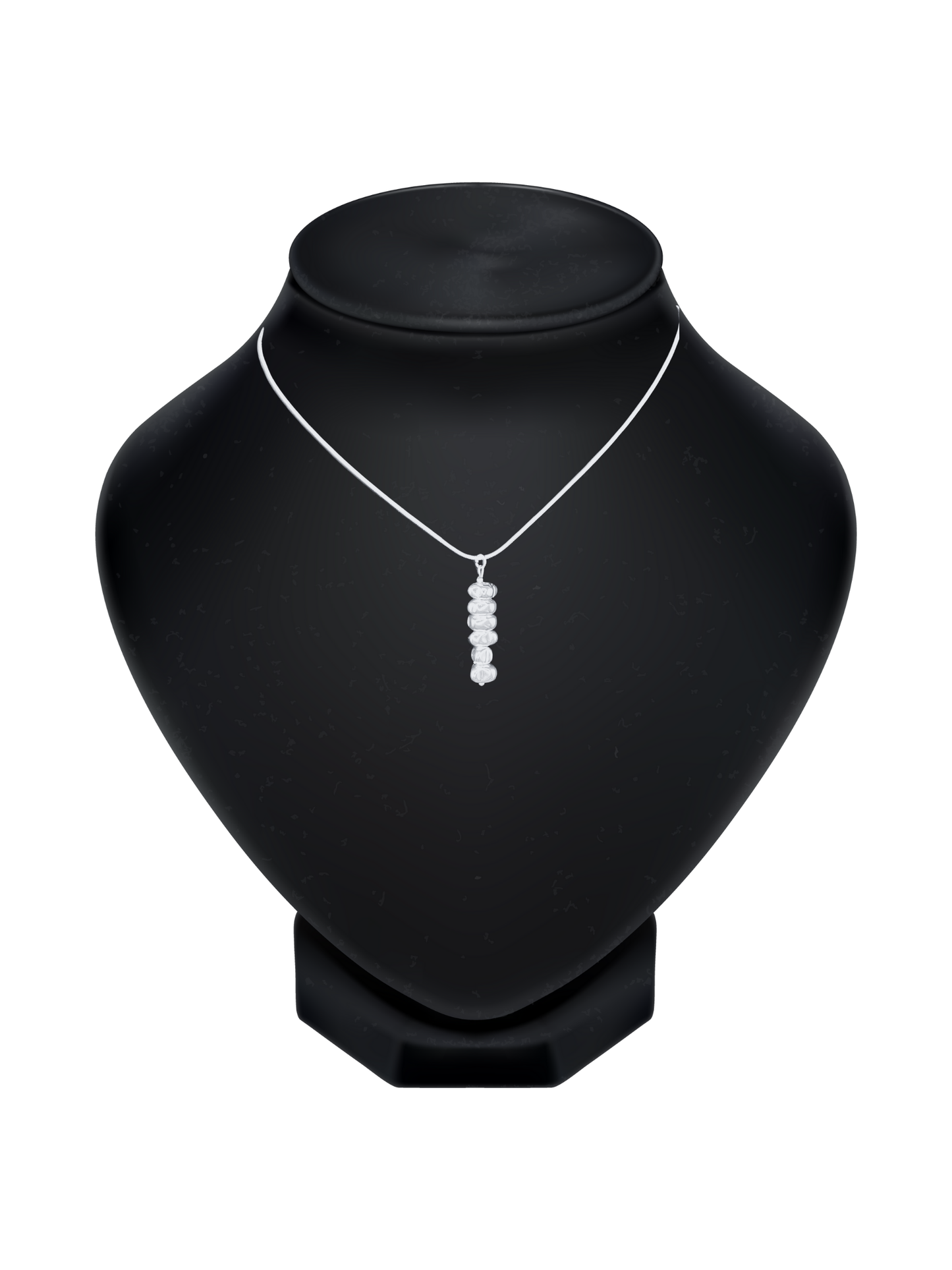 Natural Silver Hematite Necklace