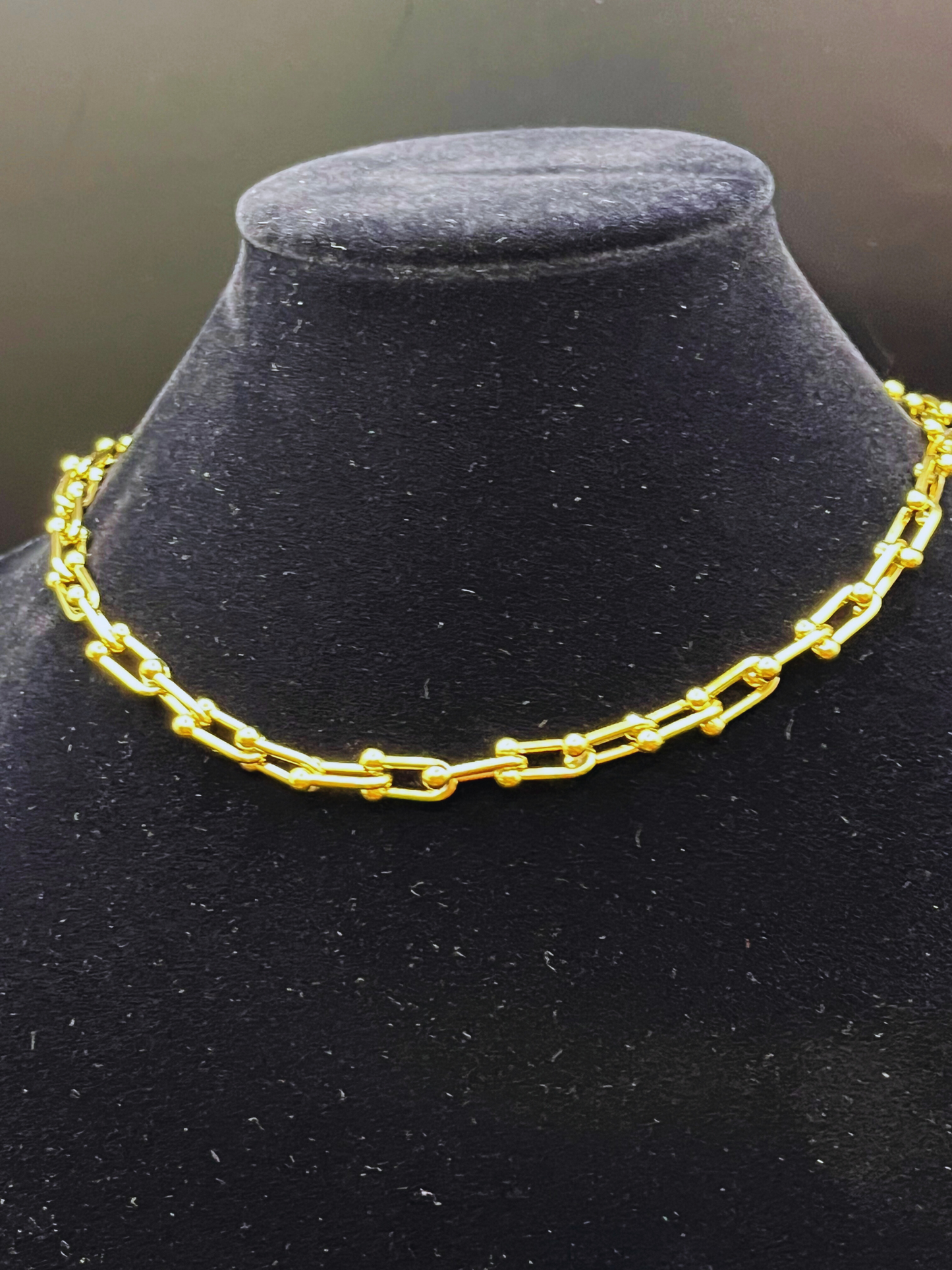 Golden Link Necklace