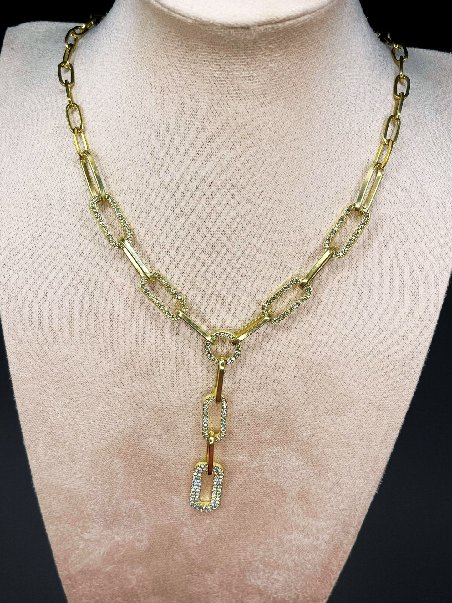 Golden Link Y-Necklace