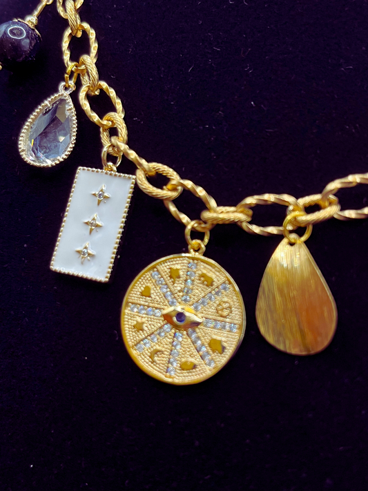 Golden Charm Necklace