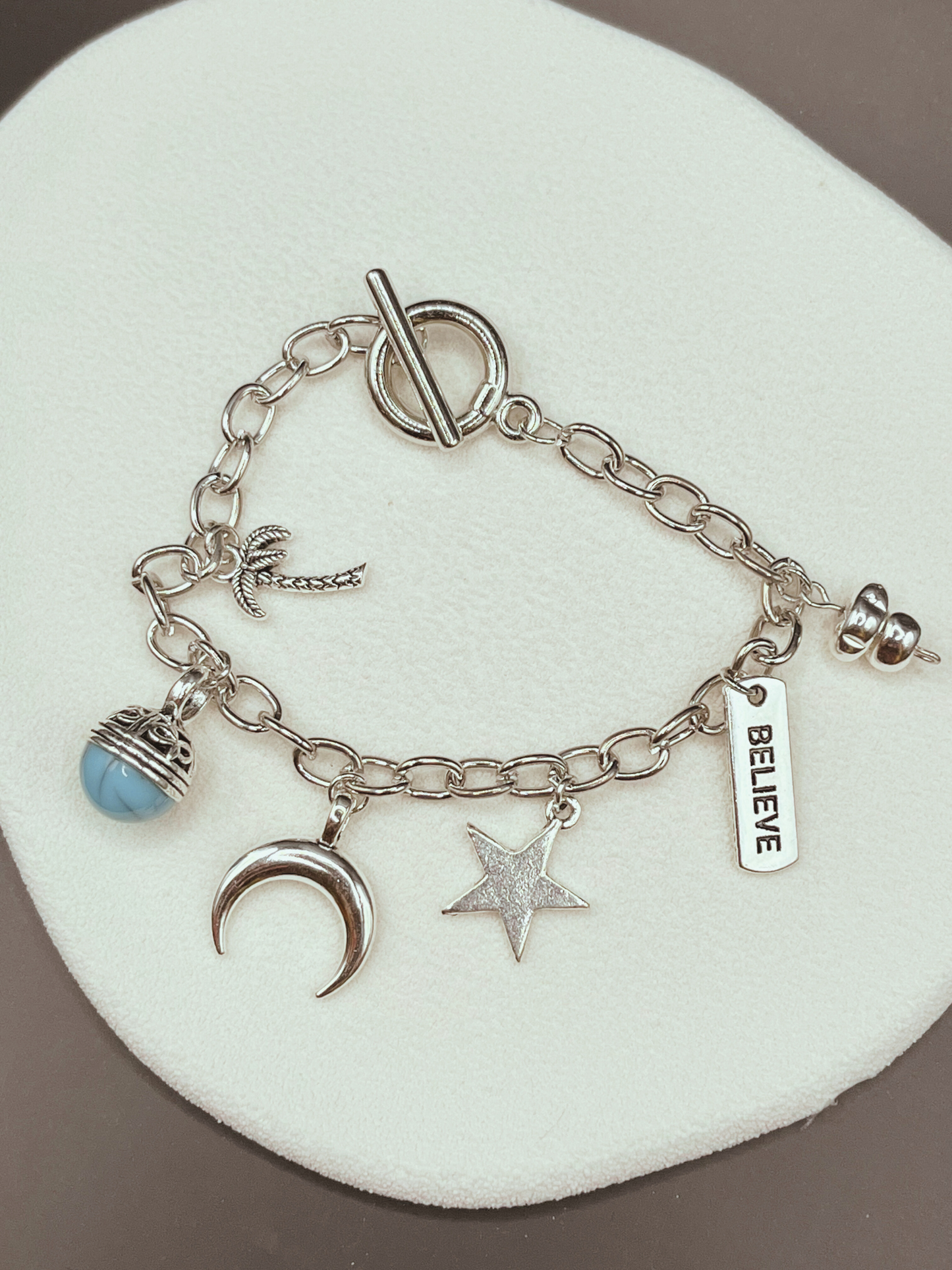 BELIEVE Charm Bracelet