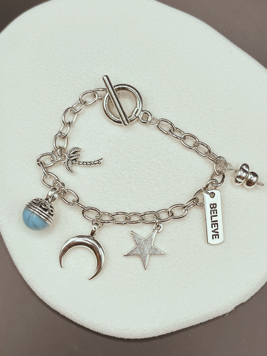 BELIEVE Charm Bracelet