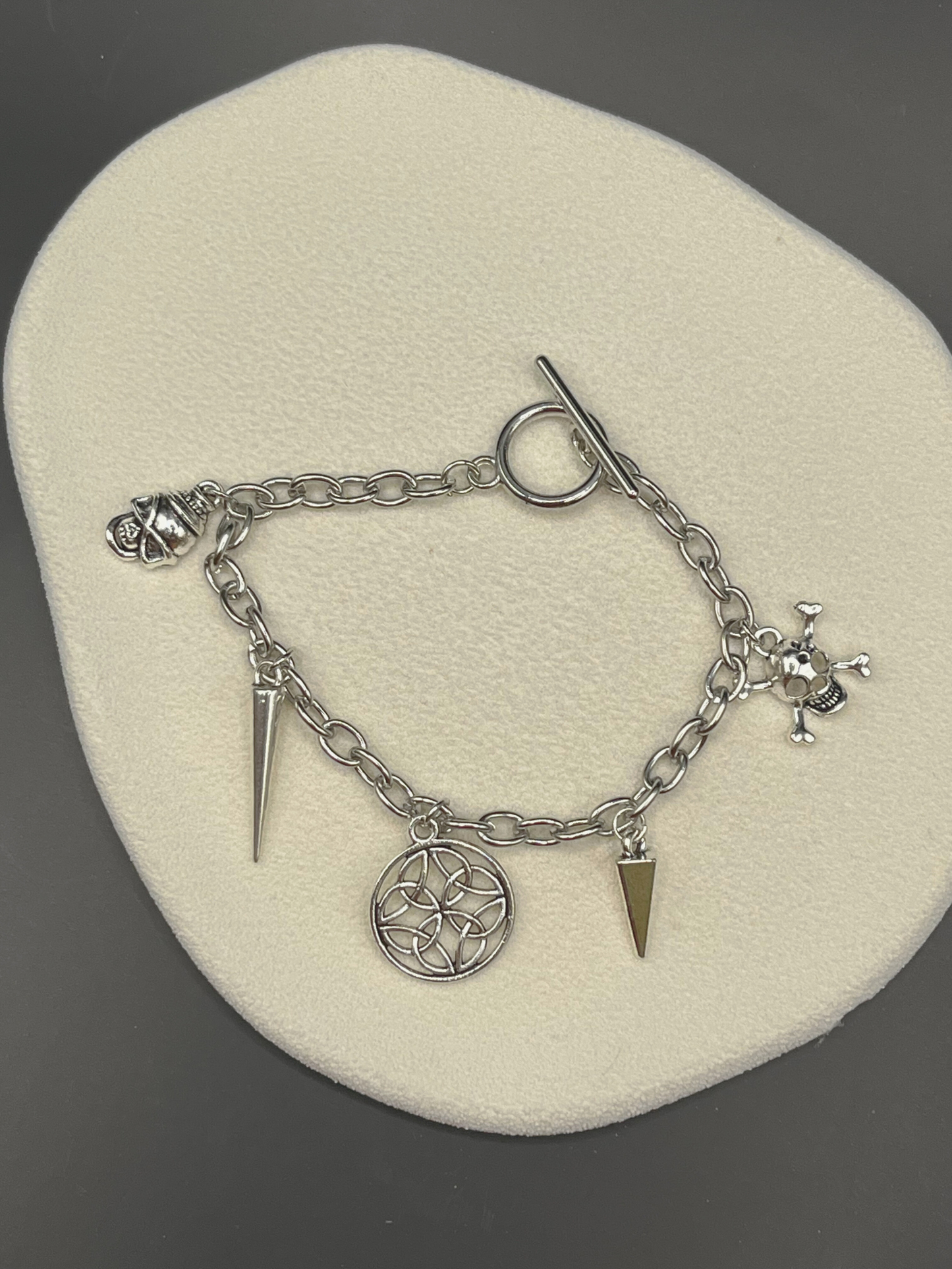 Skulls Charm Bracelet