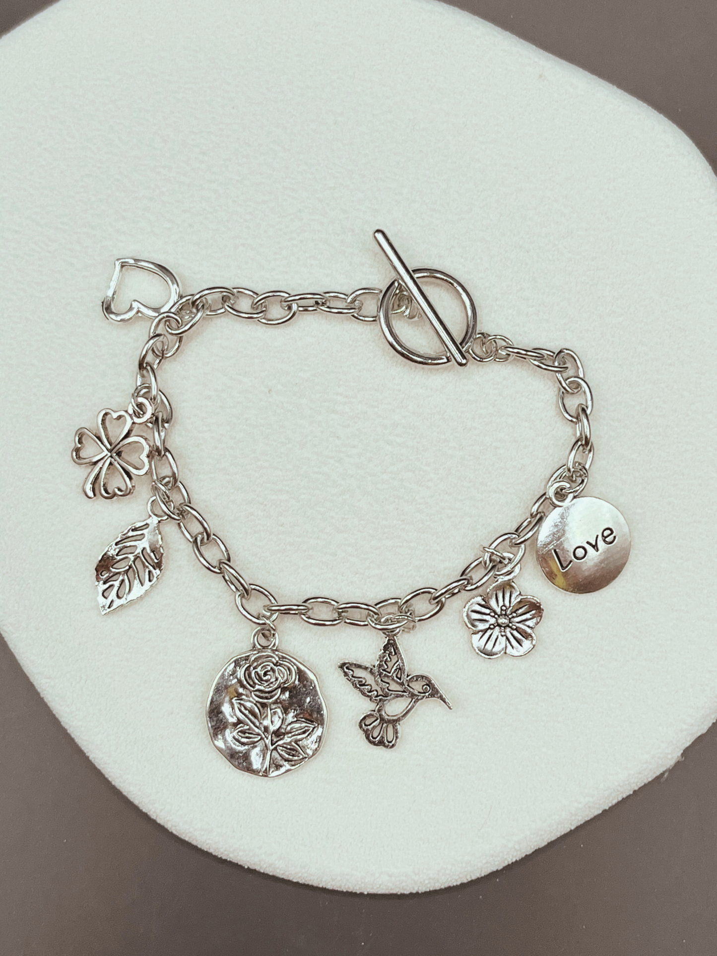 Hummingbird Charm Bracelet