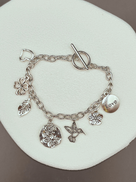 Hummingbird Charm Bracelet