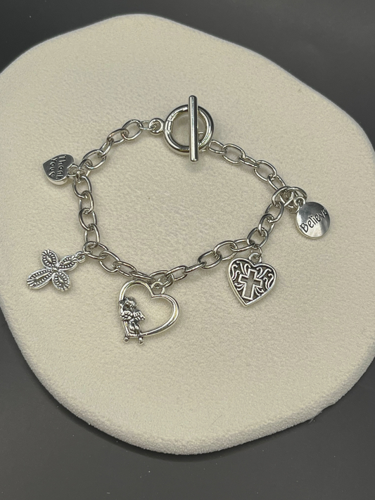Religious Charm Bracelet