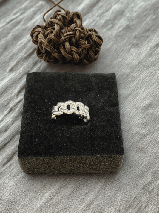 Sterling Silver Chain Band