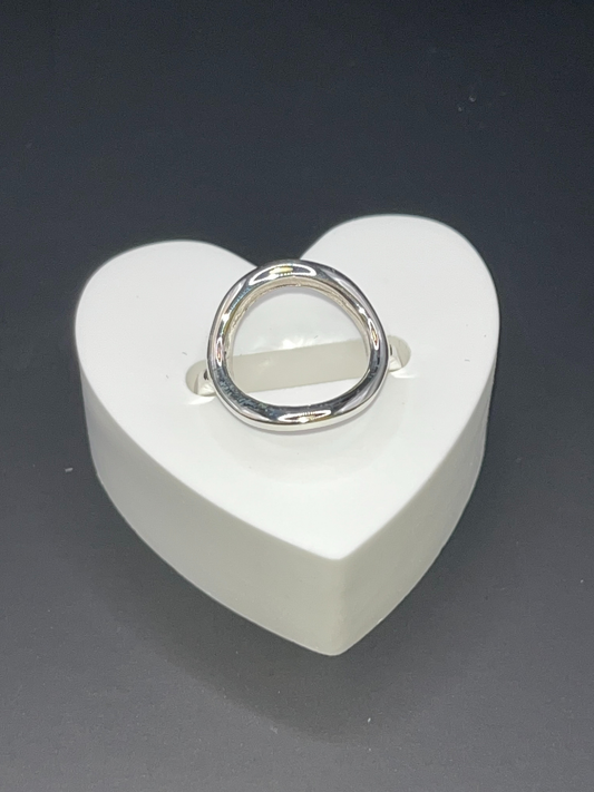 Sterling Silver Circle Ring
