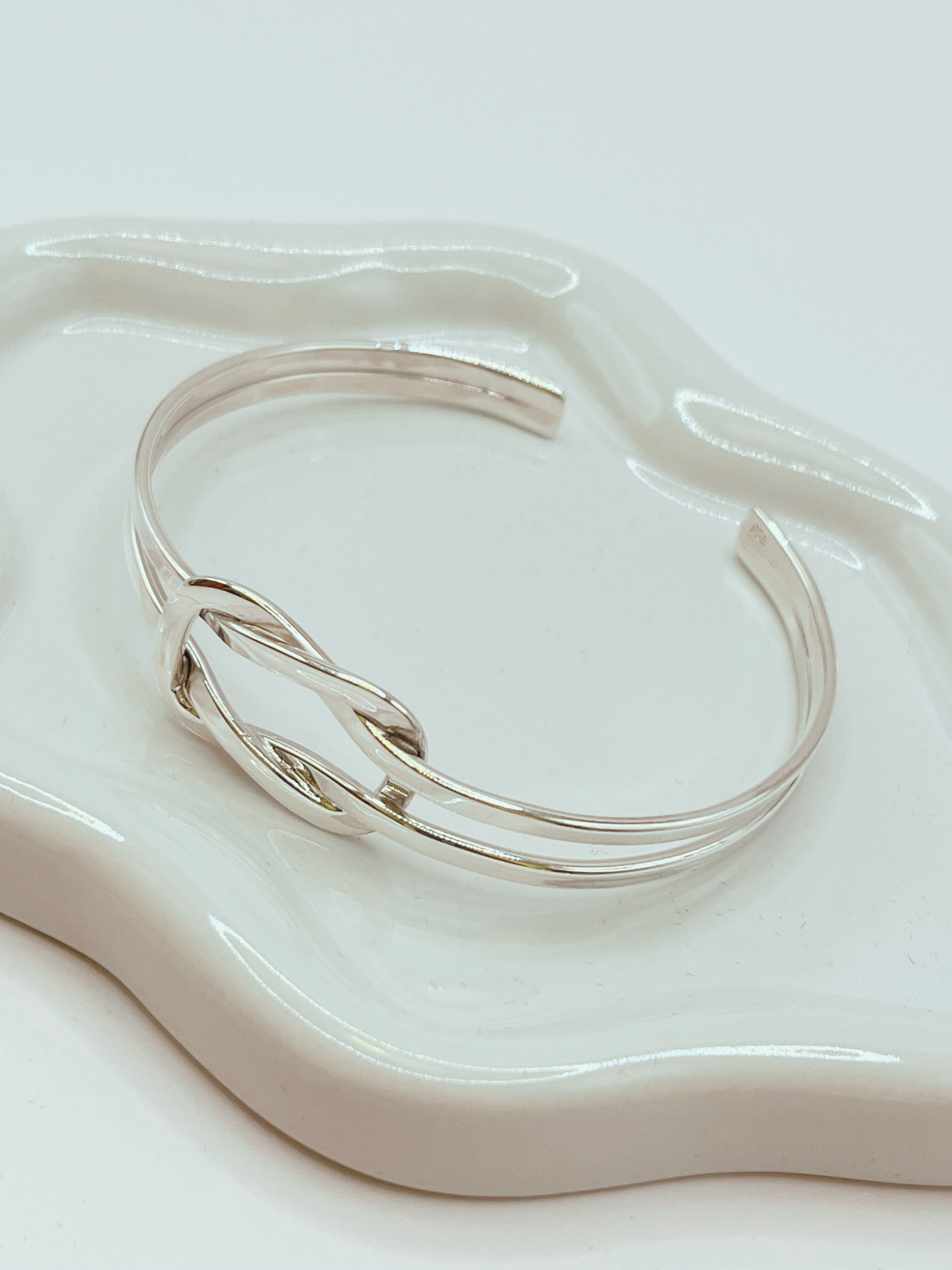 Sterling Silver Knot Cuff