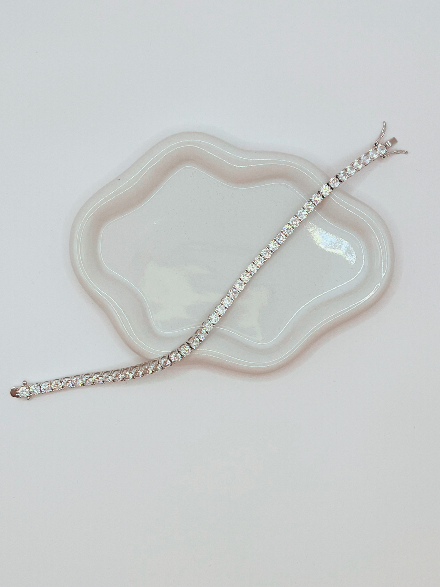 Sterling Silver Tennis Bracelet 4mm