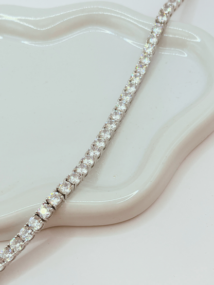 Sterling Silver Tennis Bracelet 4mm