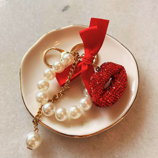 Bag Charm/Keychain <Red Lips>