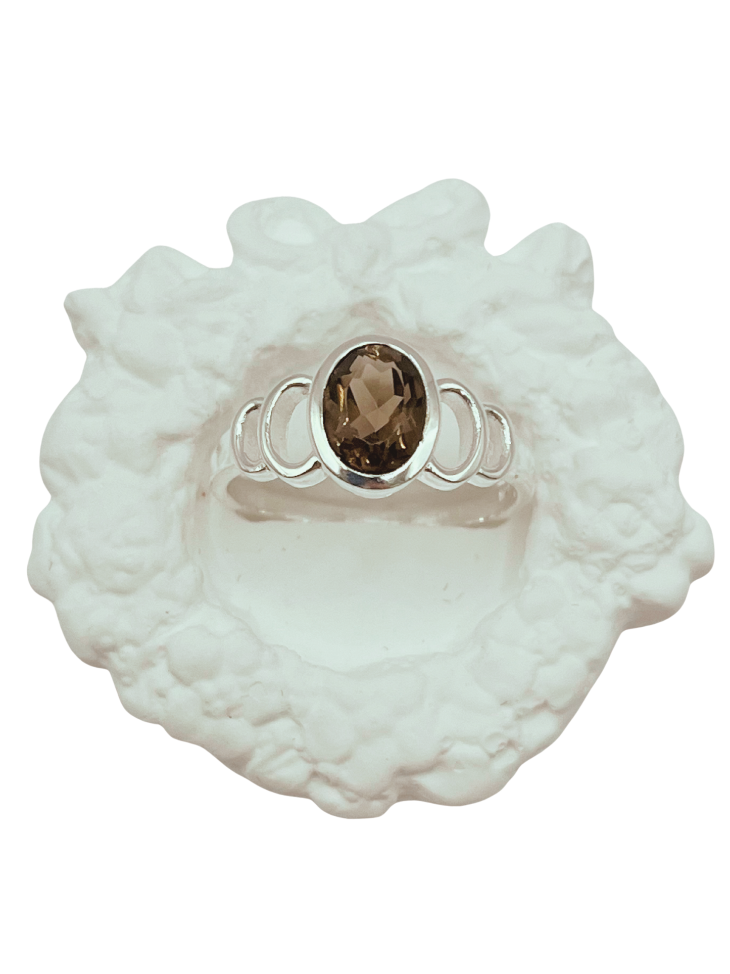 Sterling Silver Ring with a Natural Stone