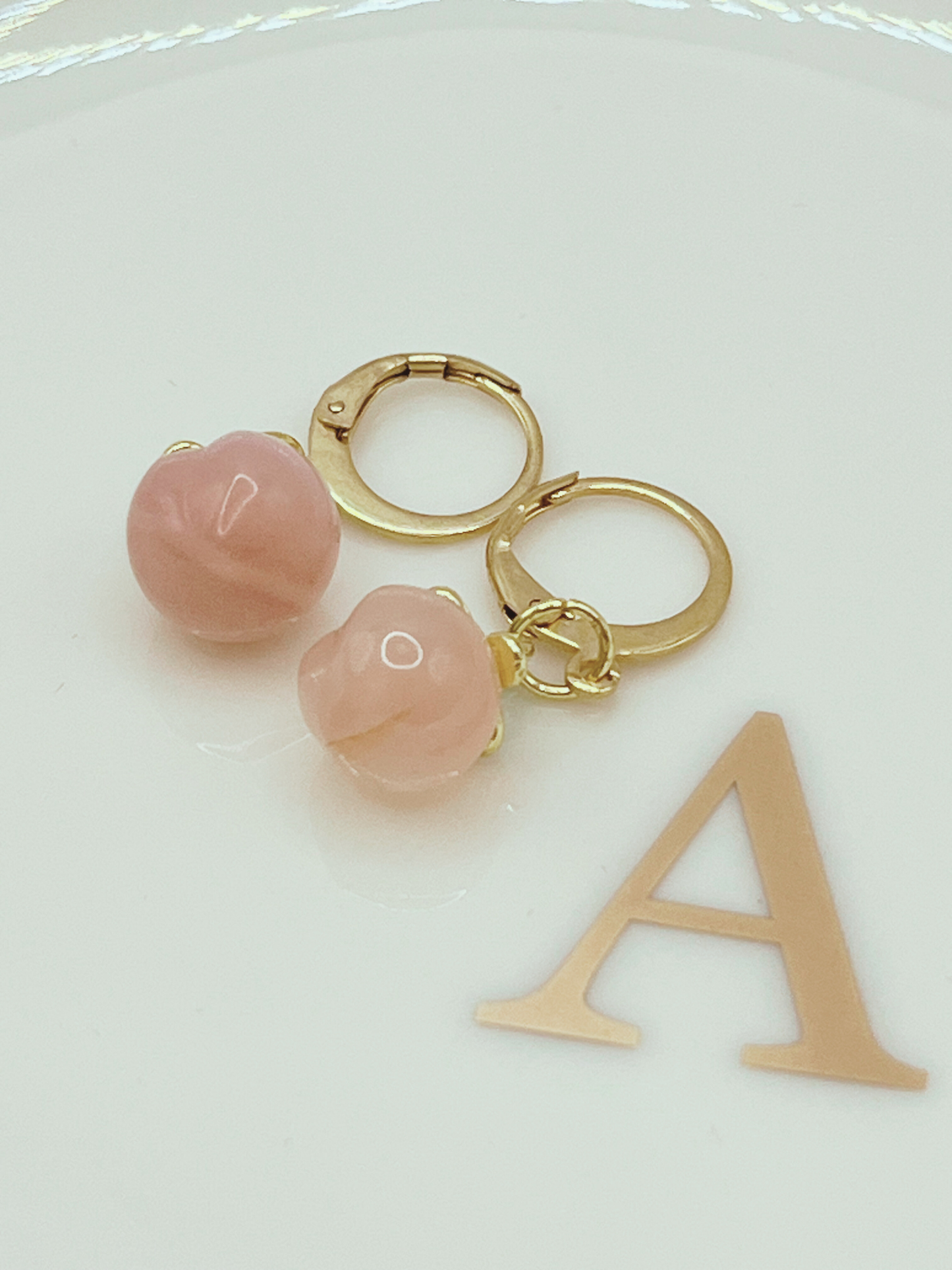 Peach Earrings