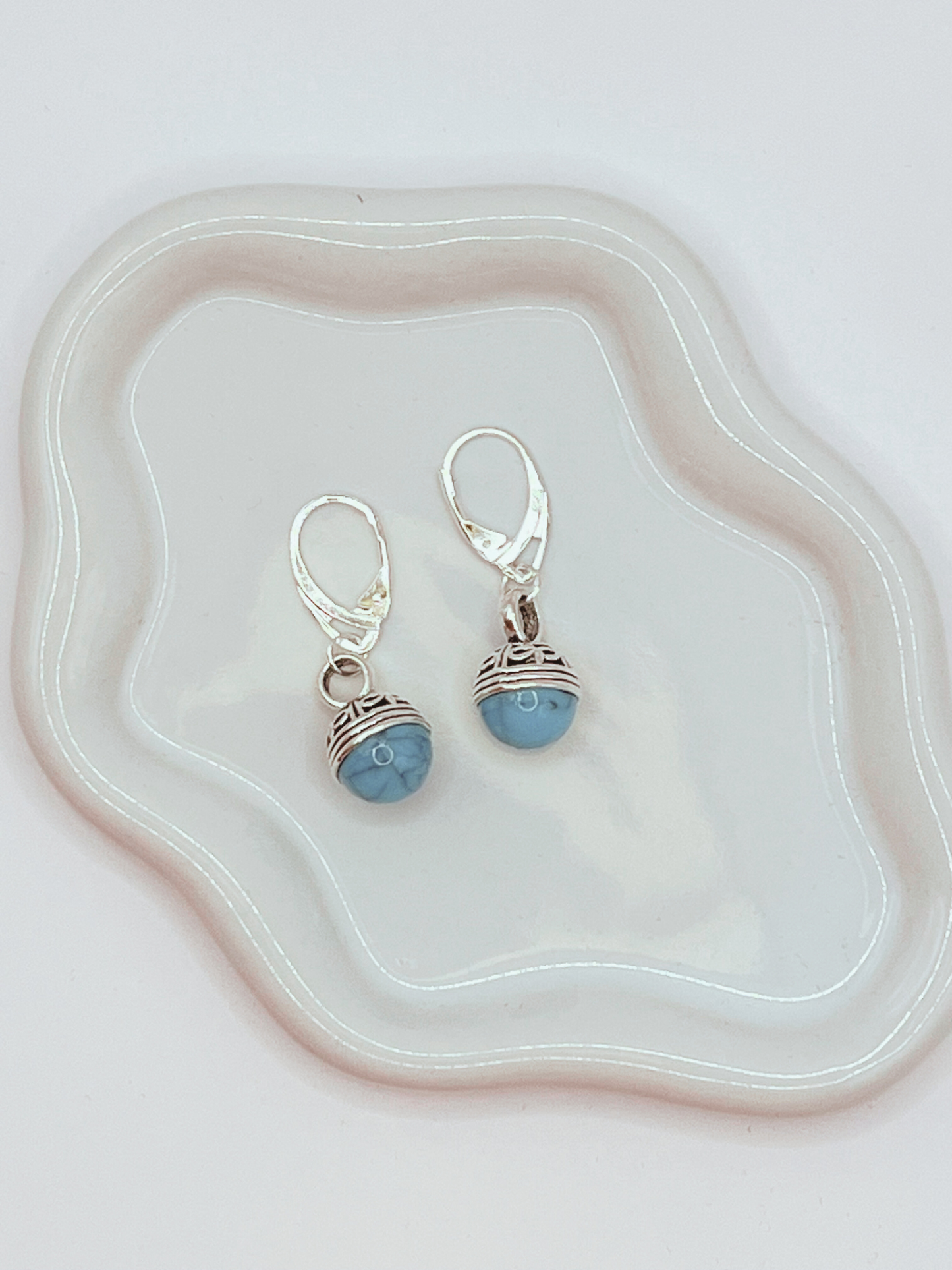 Silver Turquoise Earrings