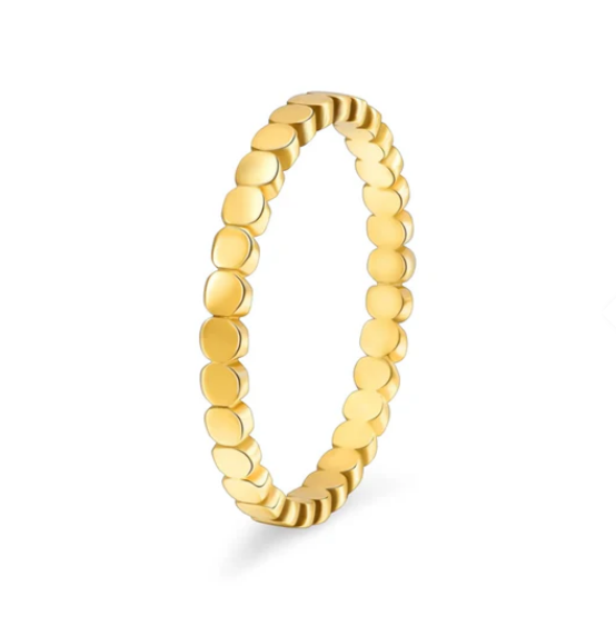 18K Gold Plated Dainty Band