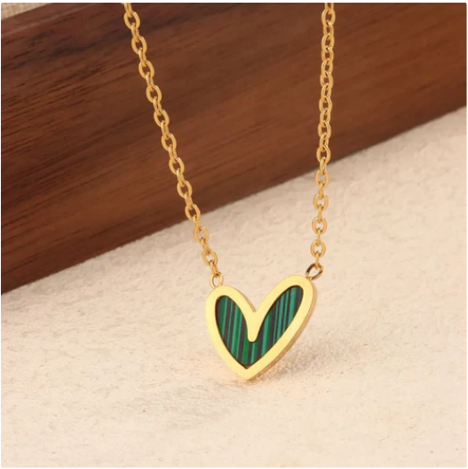 18K Gold Plated Heart Necklace