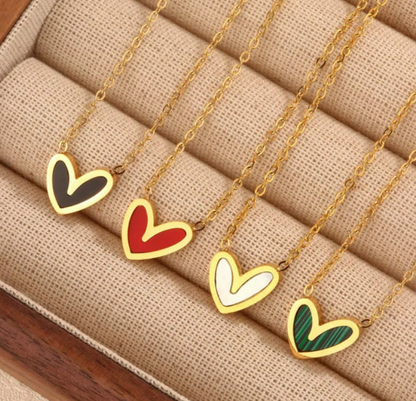 18K Gold Plated Heart Necklace
